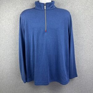 Tommy Bahama 1/4 Zip Fleece Lined Pullover Sweatshirt Size Large